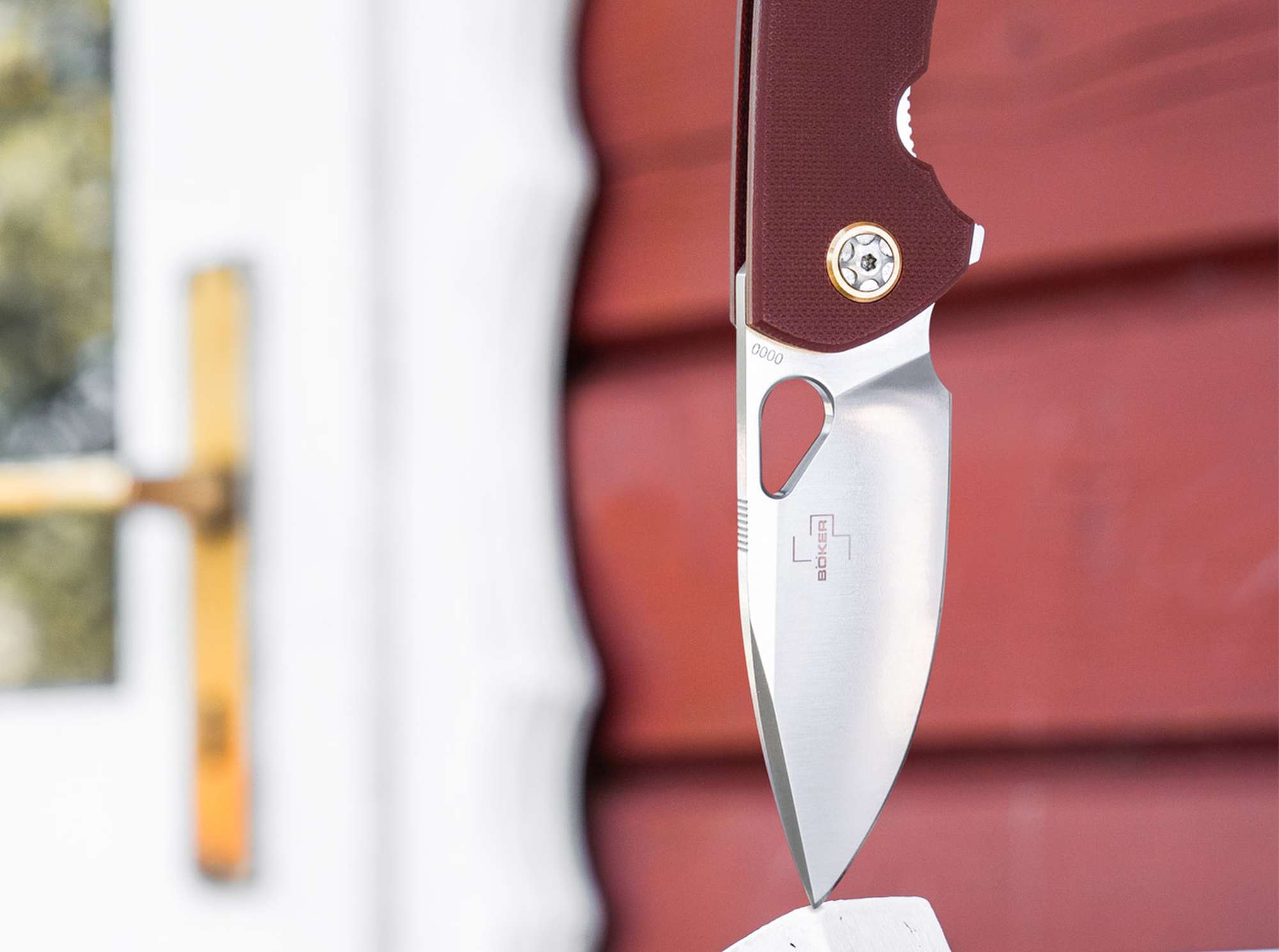 Briceag Böker Plus Little Friend Boker- Lama CPM-S-35VN, Maner G10 Rosu