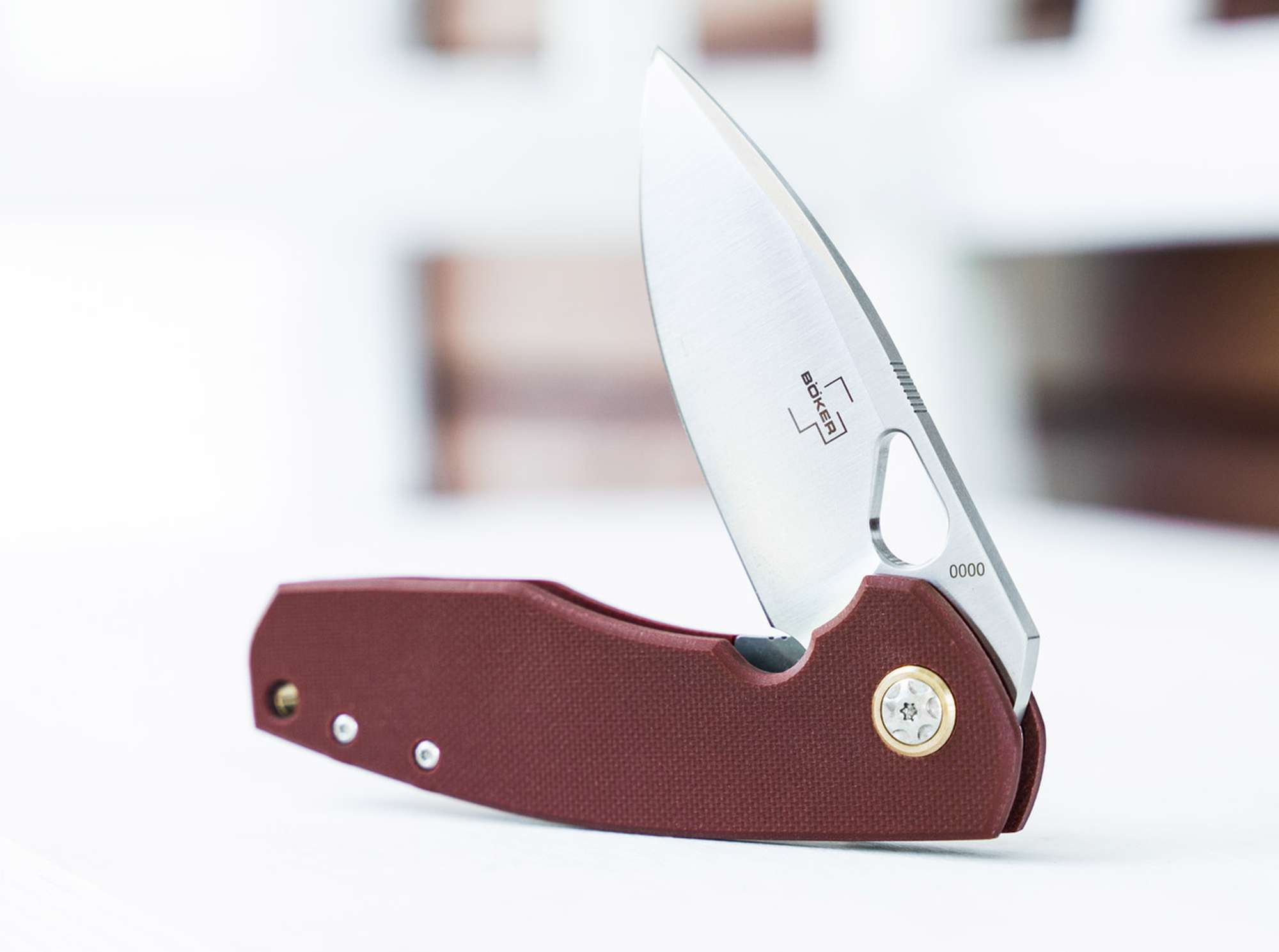 Briceag Böker Plus Little Friend Boker- Lama CPM-S-35VN, Maner G10 Rosu