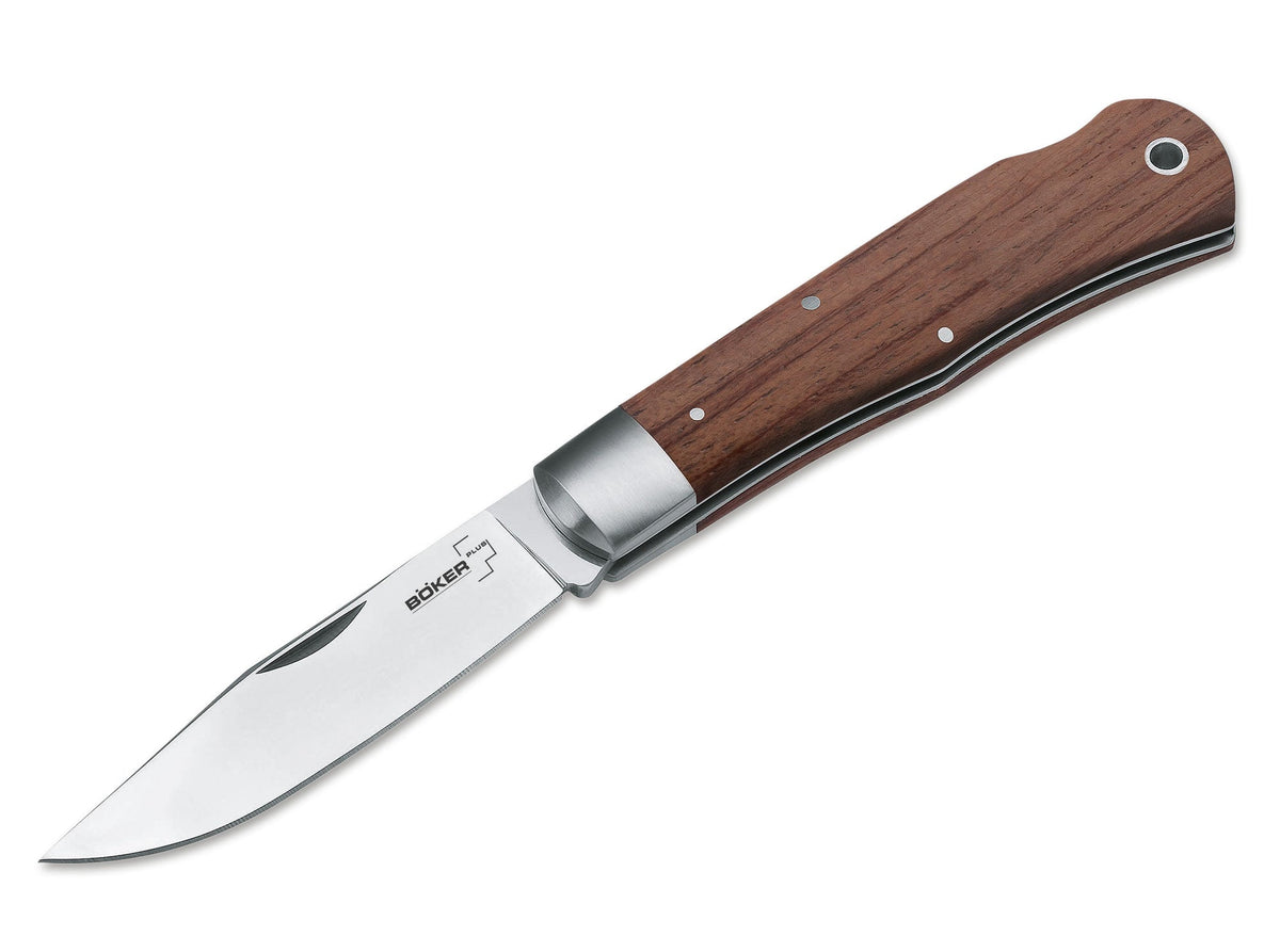 Briceag Böker Plus Lockback Bubinga – Cuțit EDC Clasic, Elegant și Fiabil