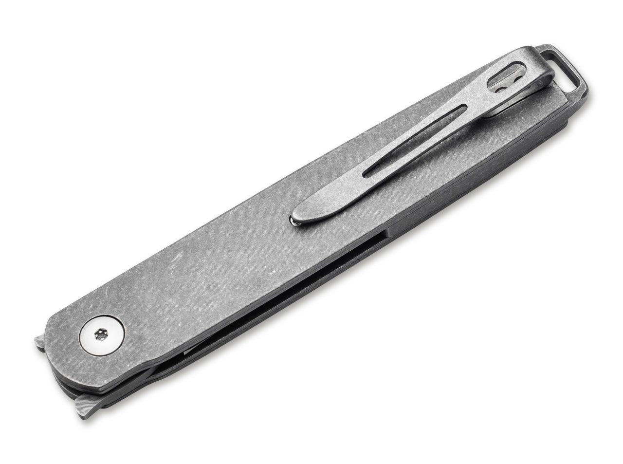 Briceag Böker Plus LRF Damascus Böker- Lama Damasc, Maner Titan