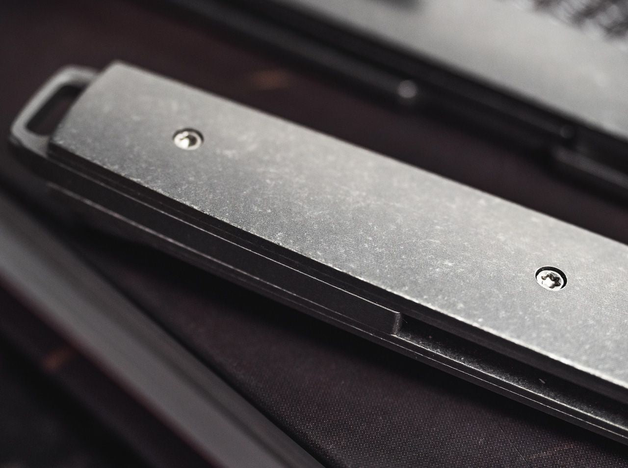 Briceag Böker Plus LRF Damascus Böker- Lama Damasc, Maner Titan
