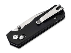 Briceag Böker Plus Rockstub Black 2.0 – Cuțit EDC Compact 14C28N cu Crossbar Lock