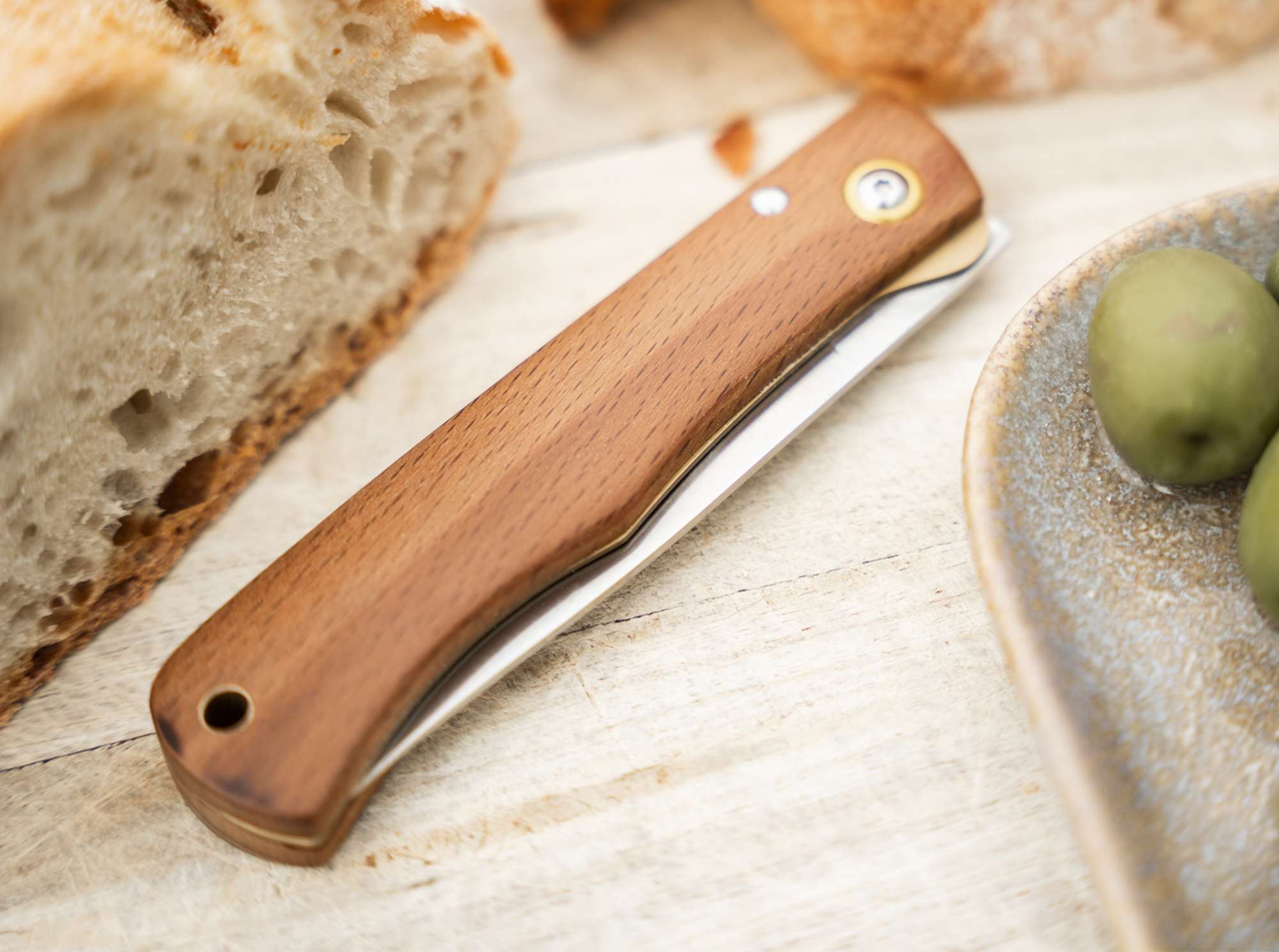 Briceag Böker Plus Rusticus Heinr. Böker Baumwerk GmbH- Maner Lemn Fag, Lama Inox 420
