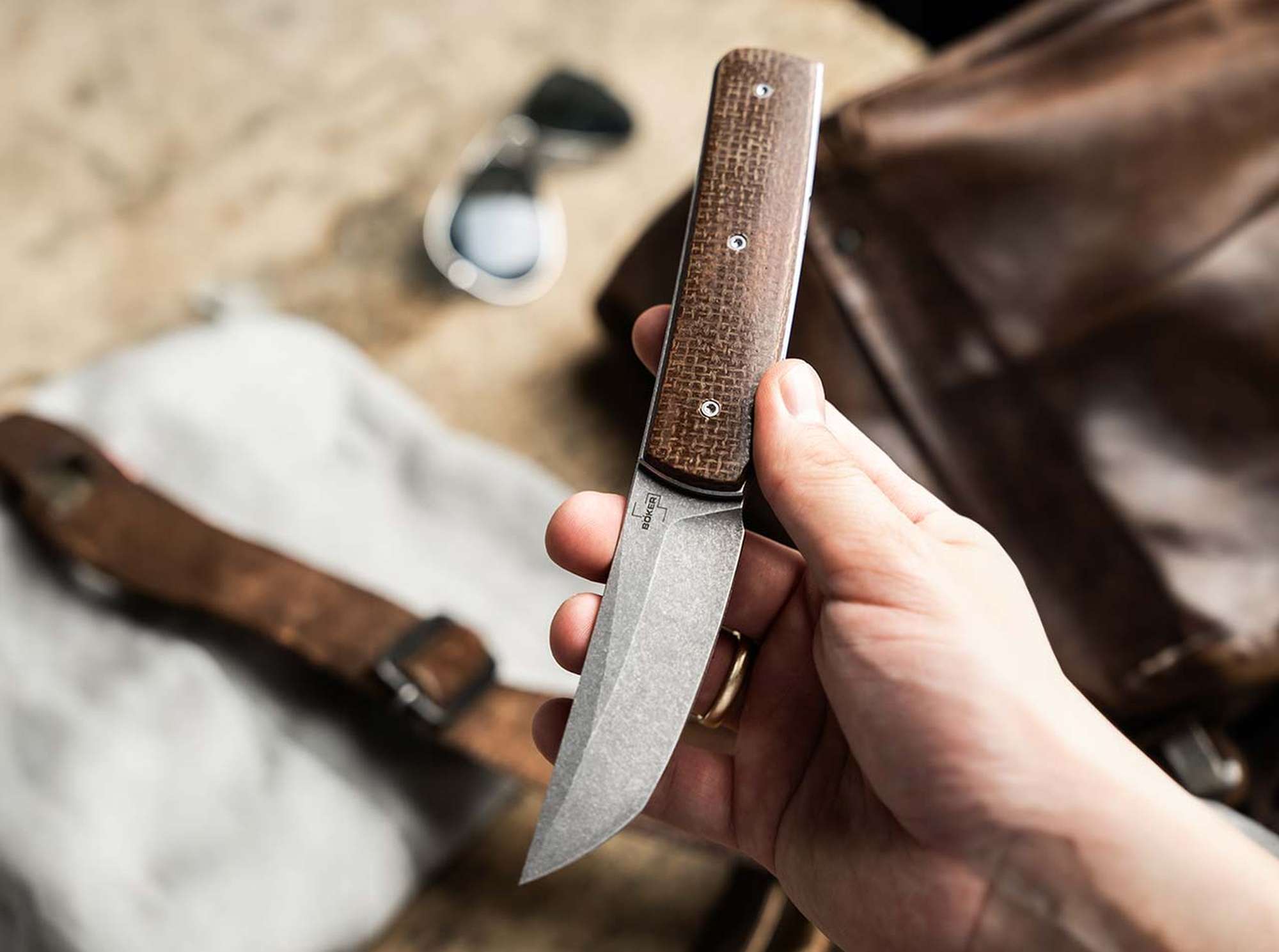 Briceag Böker Plus Sanjo Heinr. Böker Baumwerk GmbH- Lama VG-10, Micarta
