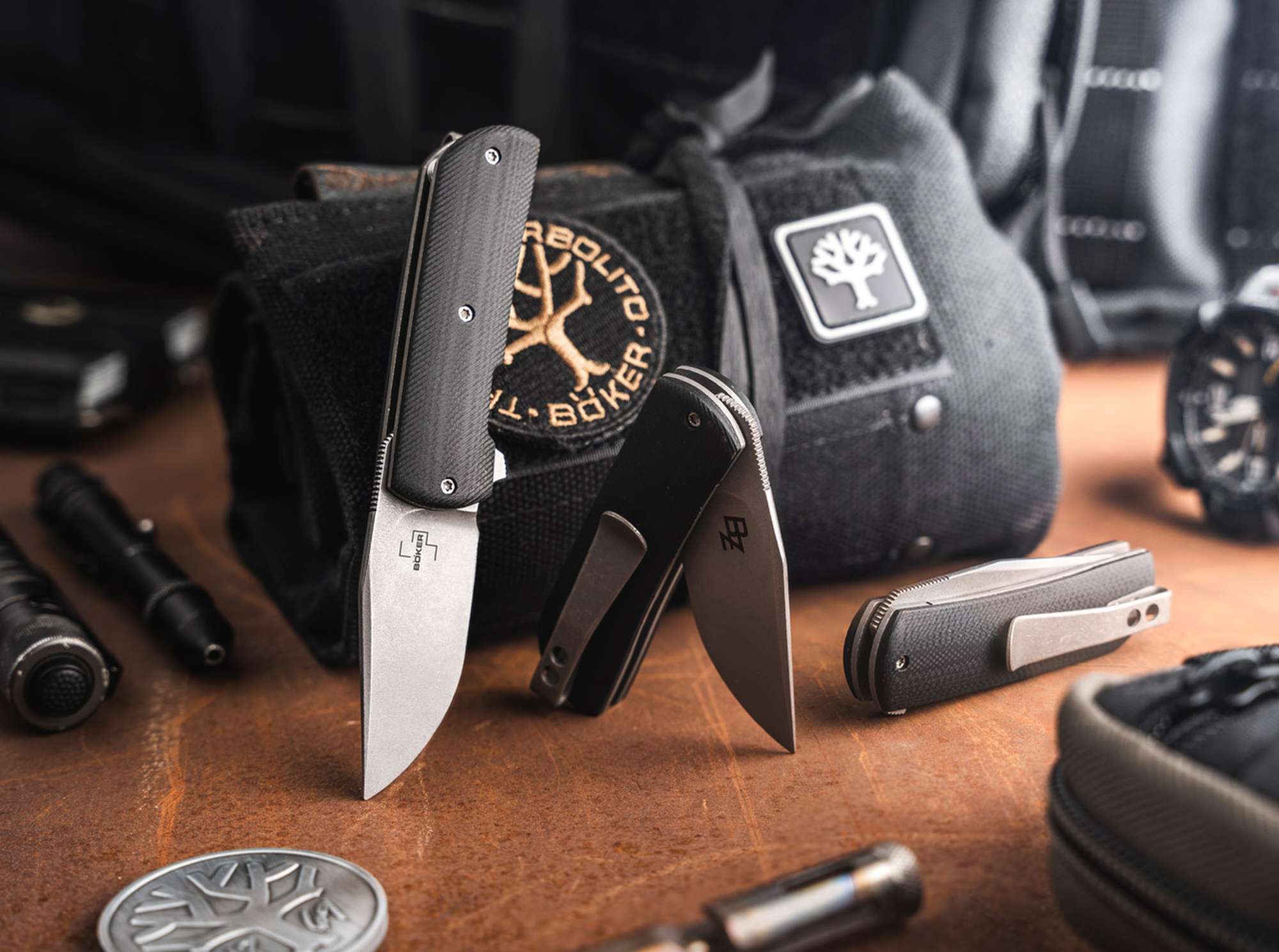 Briceag Böker Plus Urban Trapper Stubby – Cuțit EDC Ultra Compact, Elegant și Premium