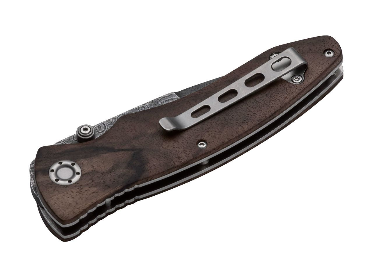 Briceag Böker Tirpitz-Damast Wood Heinr. Böker Baumwerk GmbH- Damasc, Nuc