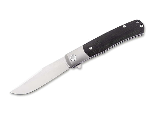 Briceag Böker TRPPR Bog Oak Wood- Lama MagnaCut, Maner Lemn