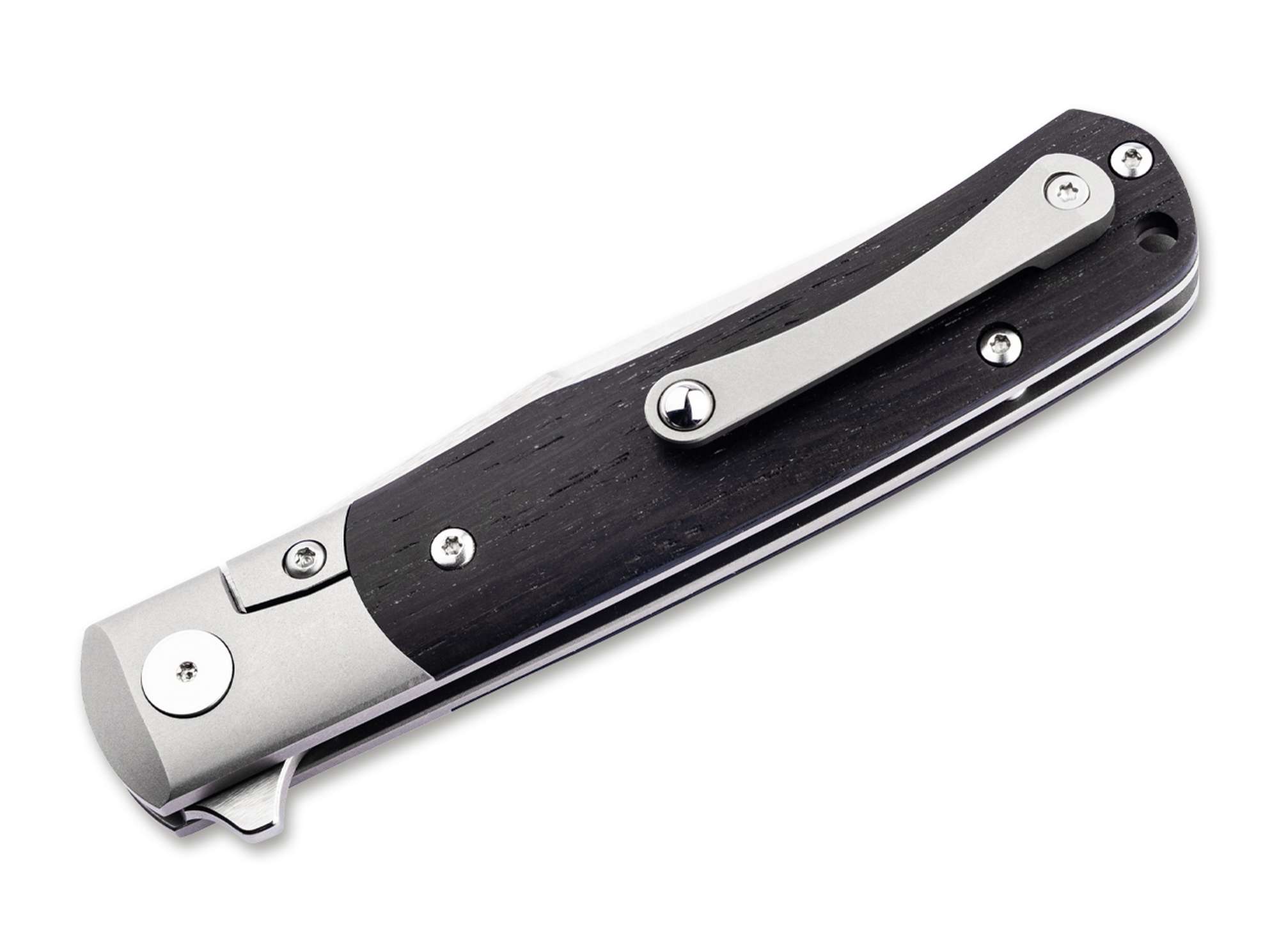 Briceag Böker TRPPR Bog Oak Wood- Lama MagnaCut, Maner Lemn