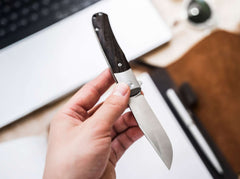 Briceag Böker TRPPR Bog Oak Wood- Lama MagnaCut, Maner Lemn