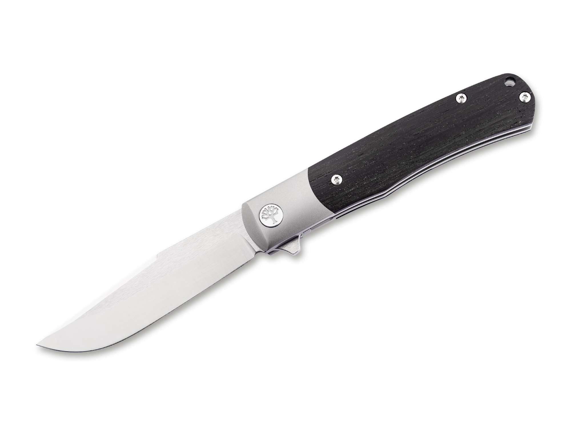 Briceag Böker TRPPR Bog Oak Wood- Lama MagnaCut, Maner Lemn