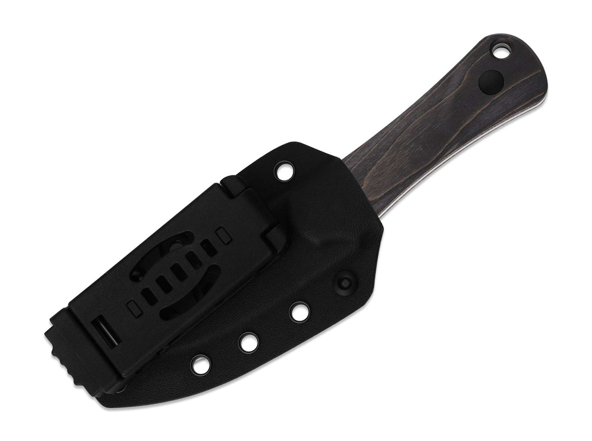 Briceag Bone AEB-L Black Wood Kizer- Otel AEB-L, Maner Lemn Stabilizat