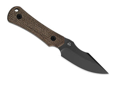 Briceag Bone Brown 3V Norplex UltreX Micarta DLC Kizer- Lama 3V, Maner Micarta