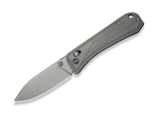 Briceag Bougie Banter S45VN Titanium Grey Stonewashed WE Knife- Lock Crossbar, EDC