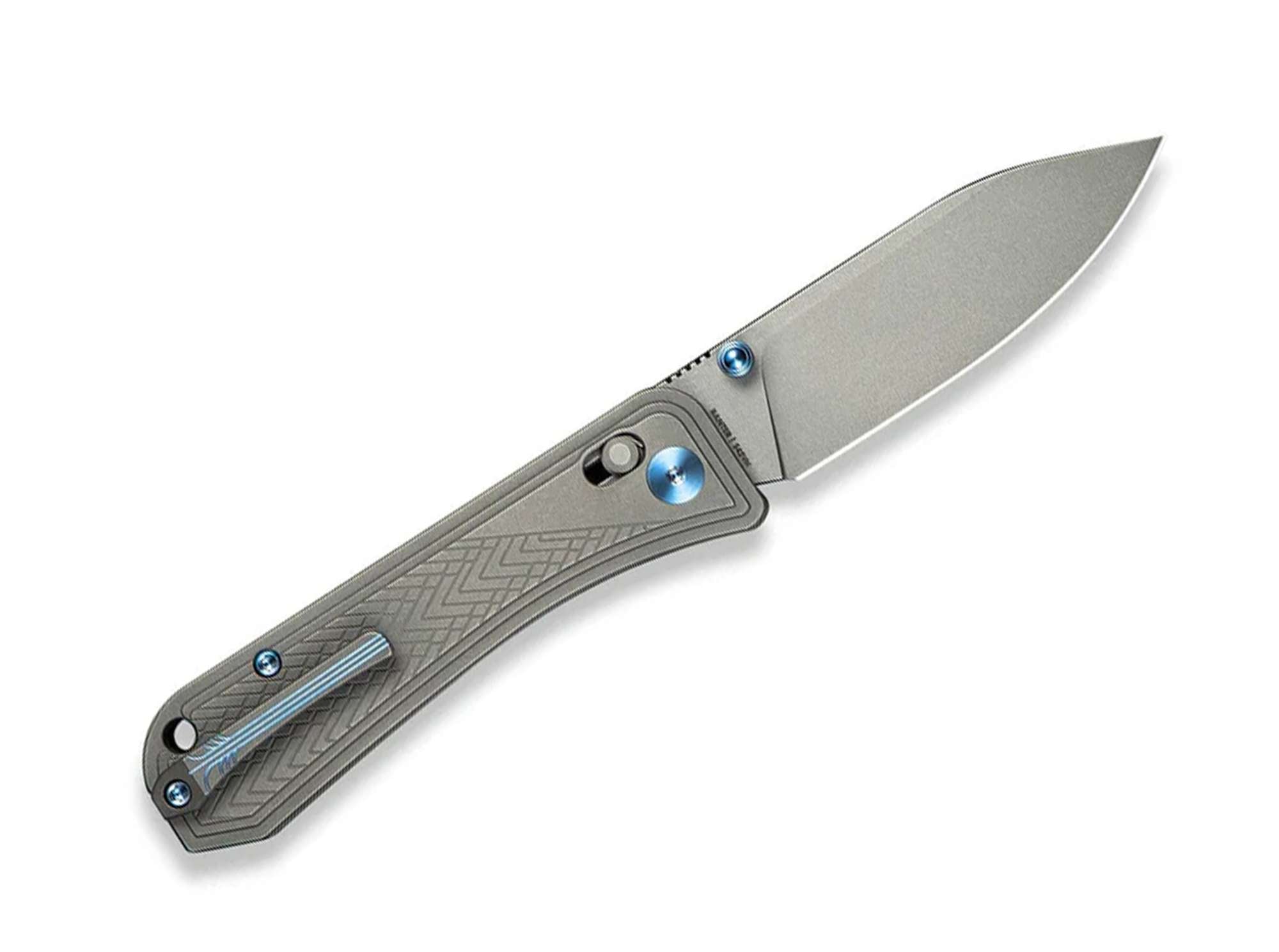 Briceag Bougie Banter S45VN Titanium Grey Stonewashed WE Knife- Lock Crossbar, EDC