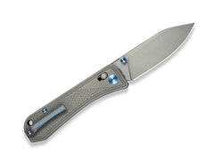 Briceag Bougie Banter S45VN Titanium Grey Stonewashed WE Knife- Lock Crossbar, EDC