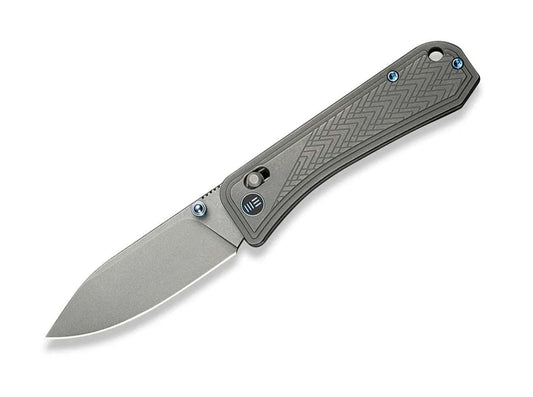 Briceag Bougie Banter S45VN Titanium Grey Stonewashed WE Knife- Lock Crossbar, EDC