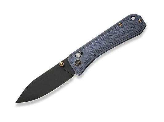 Briceag Bougie Banter WE Knife- Lama S45VN, Maner Titaniu Albastru