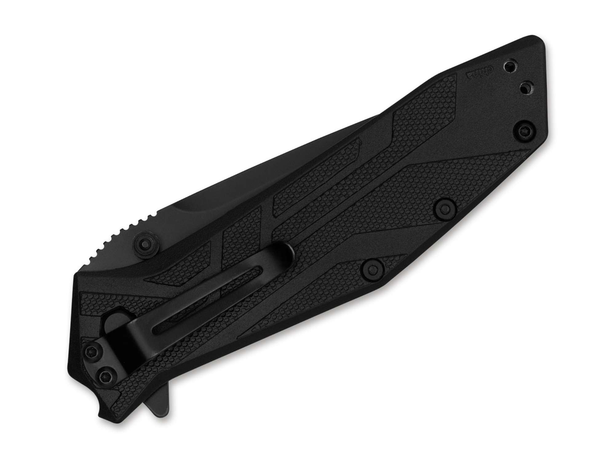 Briceag Brawler Serrated Kershaw- Deschidere Asistată, Lamă Tanto Zimțată