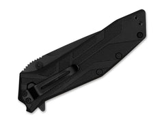 Briceag Brawler Serrated Kershaw- Deschidere Asistată, Lamă Tanto Zimțată