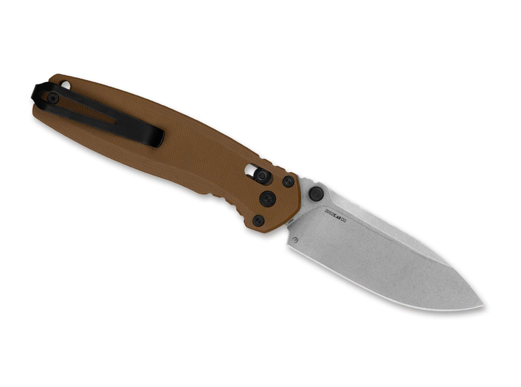 Briceag Broadside G10 Brown Kershaw- Lama D2 Stonewash, Maner G10 Maro