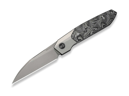 Briceag Brr15 M390 Gray Ti Aluminum Foil CF WE Knife- Lama M390, Maner Fibra Carbon