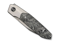 Briceag Brr15 M390 Gray Ti Aluminum Foil CF WE Knife- Lama M390, Maner Fibra Carbon