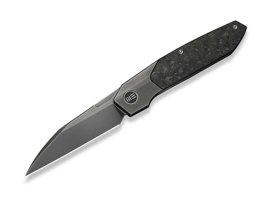 Briceag Brr15 M390 Gray Ti Shredded CF Polished Gray WE Knife- Lama M390, Flipper