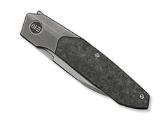 Briceag Brr15 M390 Gray Ti Shredded CF Polished Gray WE Knife- Lama M390, Flipper