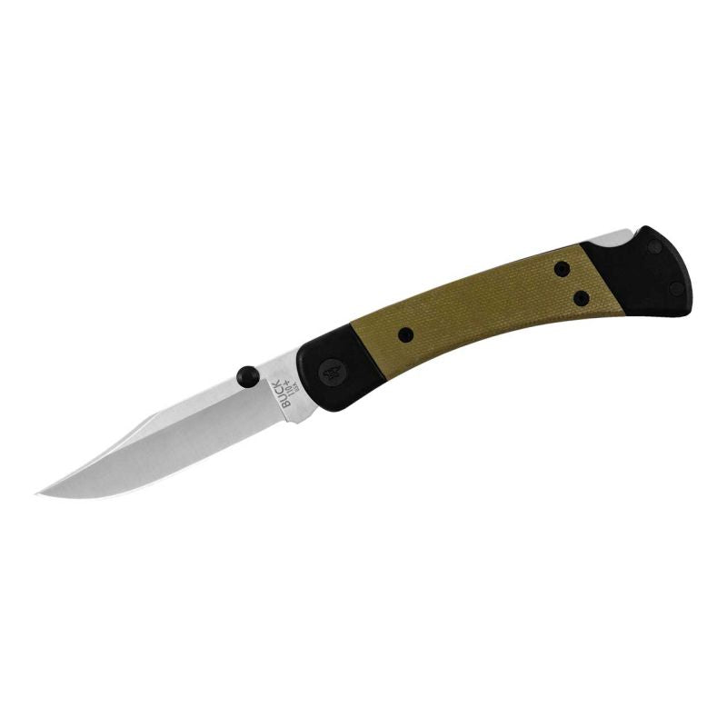 Briceag Buck 110 HUNTER SPORT Buck - Oțel S30V, Mâner Micarta, Backlock