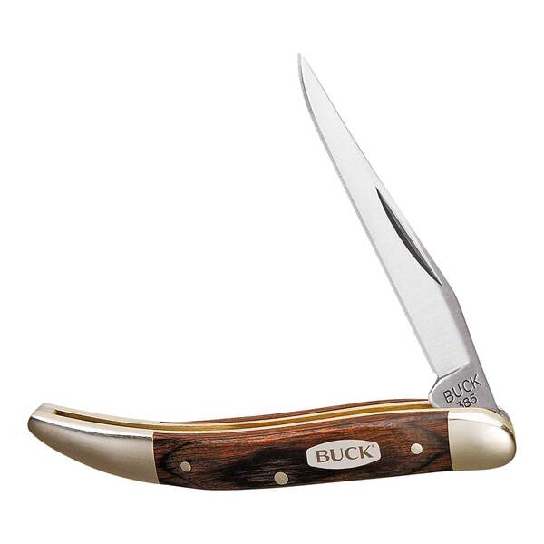 Briceag Buck 385 Toothpick Buck - Oțel 420J2, Mâner Pakkaholz, Slipjoint