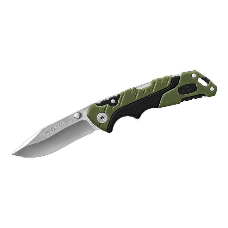 Briceag Buck 661 Pursuit Small Verde Oliv - Oțel 420HC, Backlock Sigur
