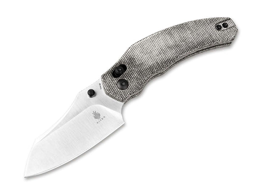 Briceag Bulldog 154CM Micarta Black Kizer- Lama 154CM, Maner Micarta