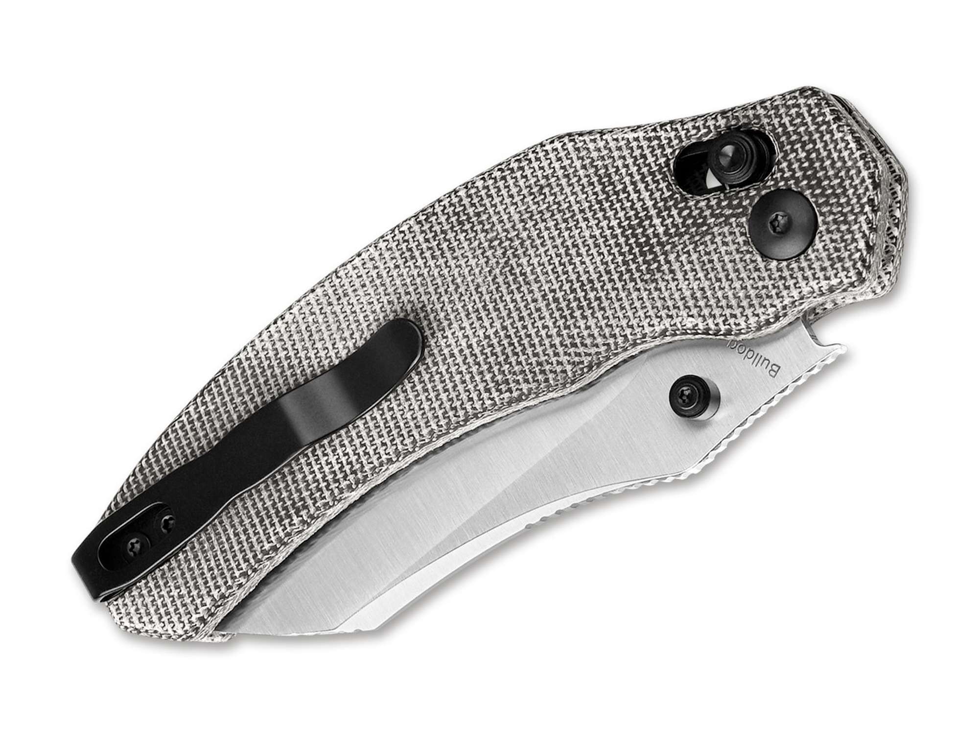 Briceag Bulldog 154CM Micarta Black Kizer- Lama 154CM, Maner Micarta