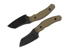 Briceag Bulldog Fix Brown G10 Black Stonewash Kizer- Fix, G10
