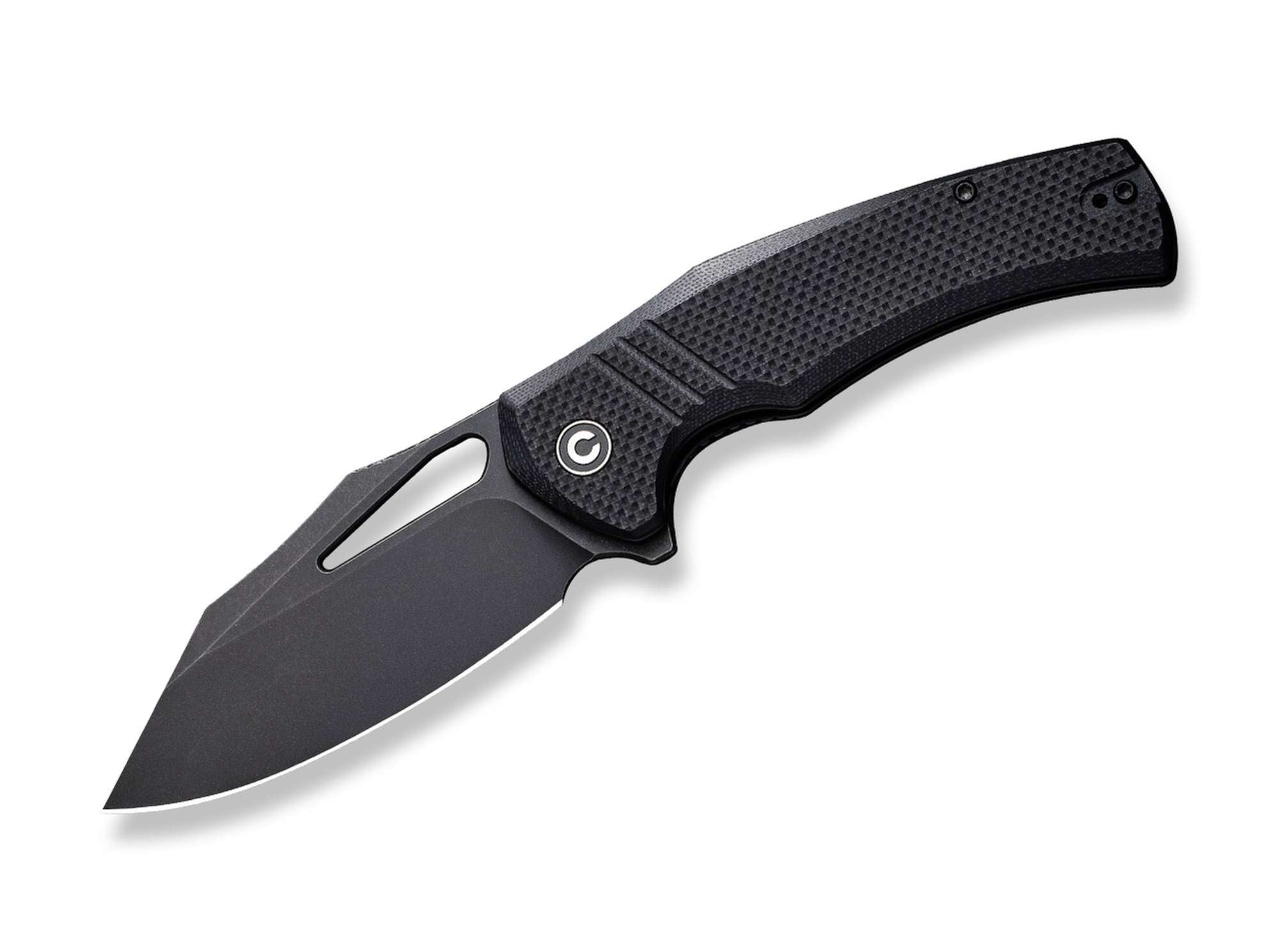 Briceag BullTusk G10 All Black CIVIVI- Lama Harpon, Maner G10 Negru