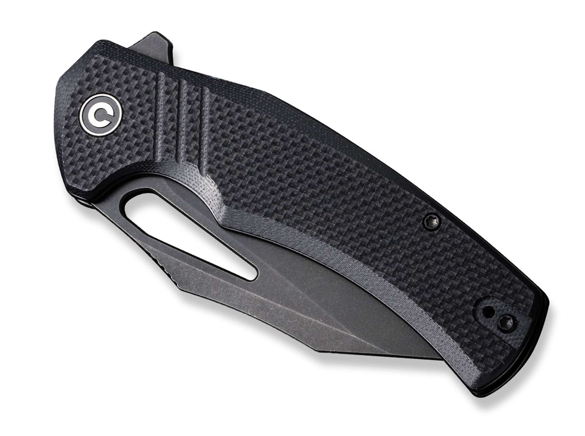 Briceag BullTusk G10 All Black CIVIVI- Lama Harpon, Maner G10 Negru