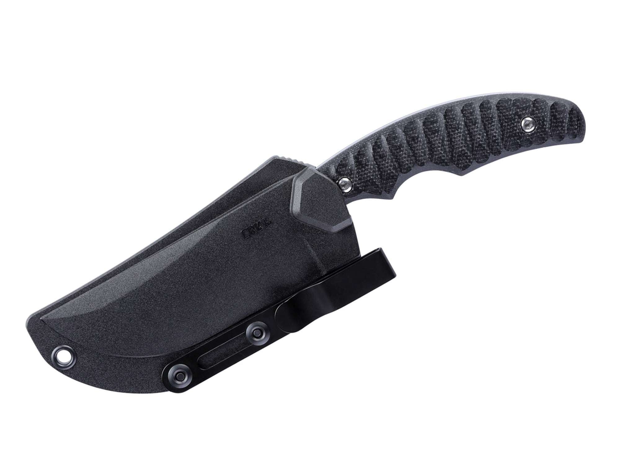 Briceag Burrower Black Micarta CRKT- Lama D2, Maner Micarta