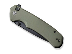 Briceag Button Lock Brazen G10 OD Green CIVIVI- Button Lock, Lama Tanto