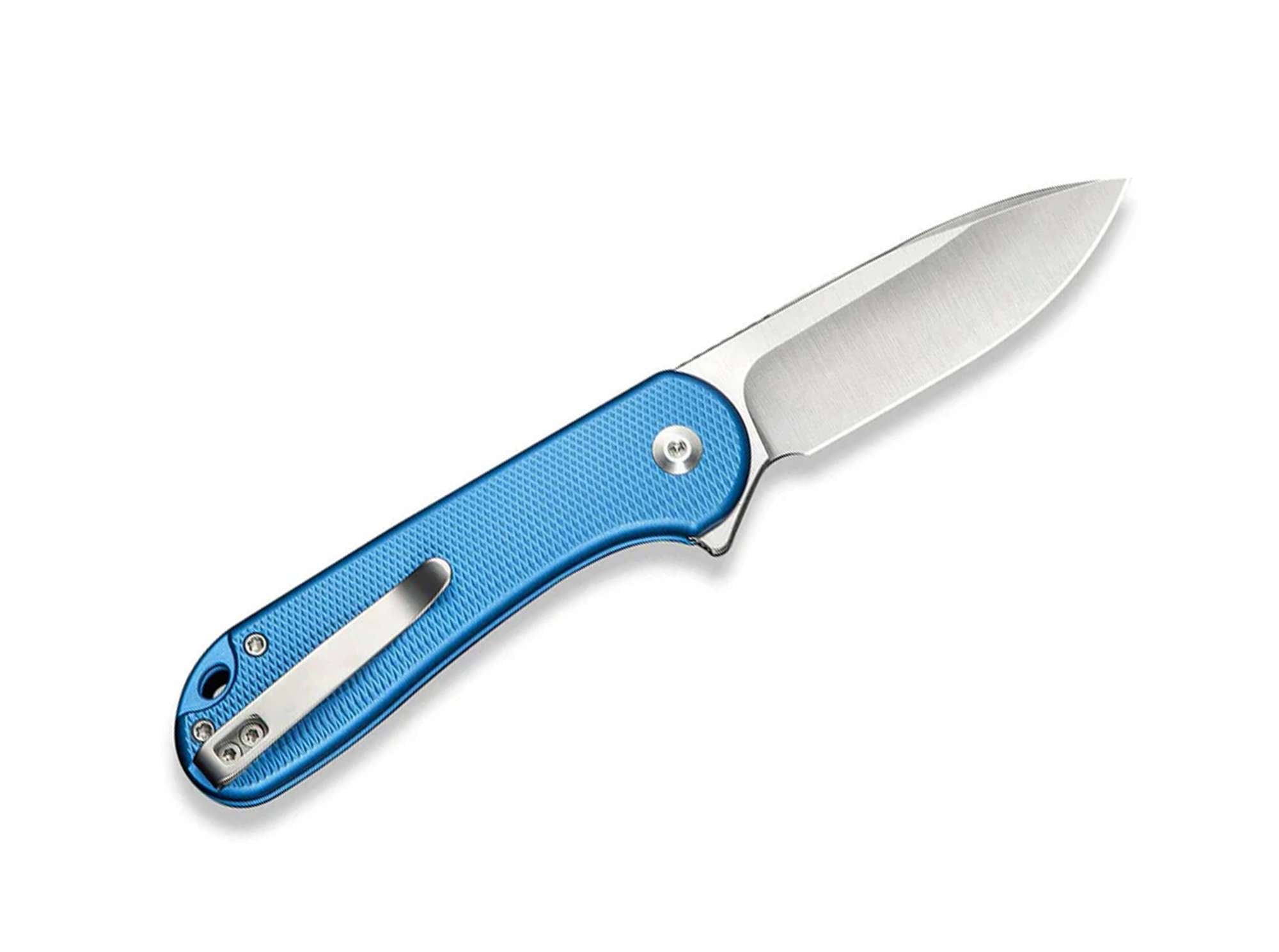 Briceag Button Lock Elementum II Aluminum Blue CIVIVI- Maner Aluminiu, Lama Nitro-V