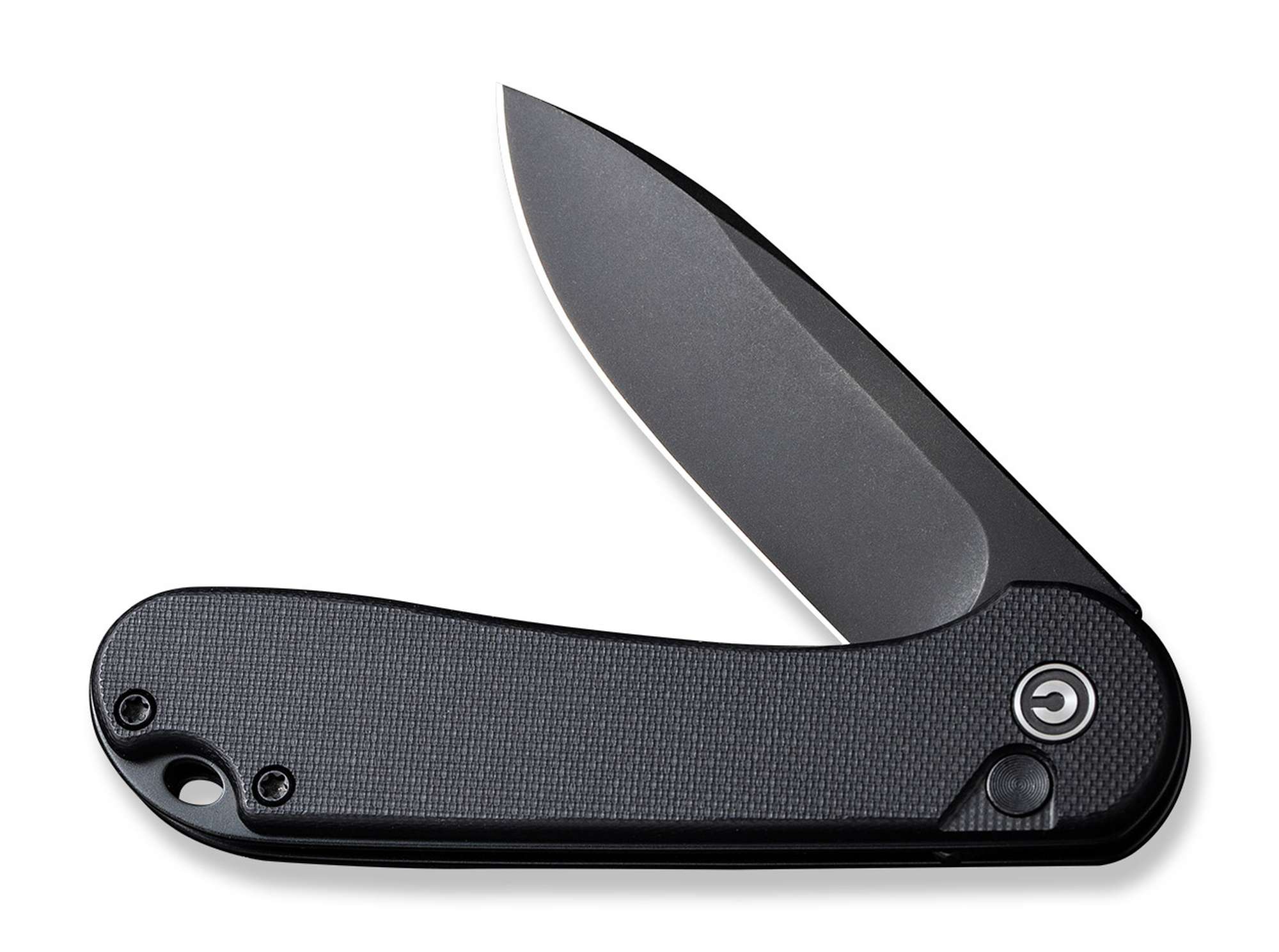 Briceag Button Lock Elementum II G10 Black CIVIVI- Utilizare EDC, Design Robust