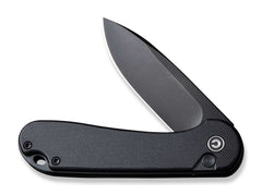 Briceag Button Lock Elementum II G10 Black CIVIVI- Utilizare EDC, Design Robust