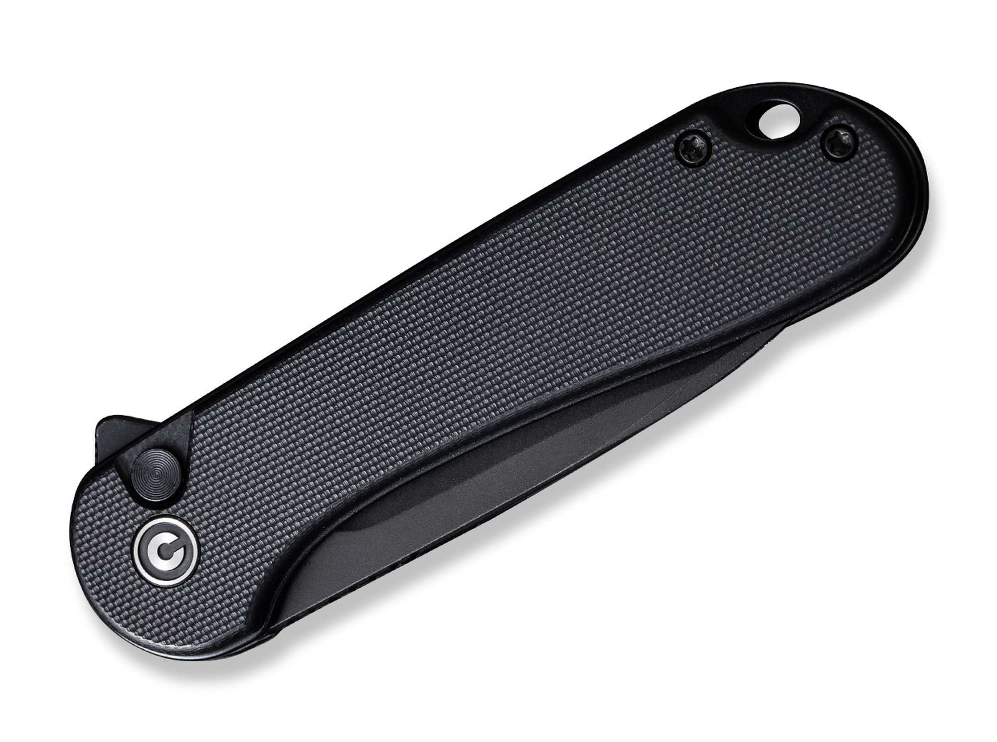 Briceag Button Lock Elementum II G10 Black CIVIVI- Utilizare EDC, Design Robust