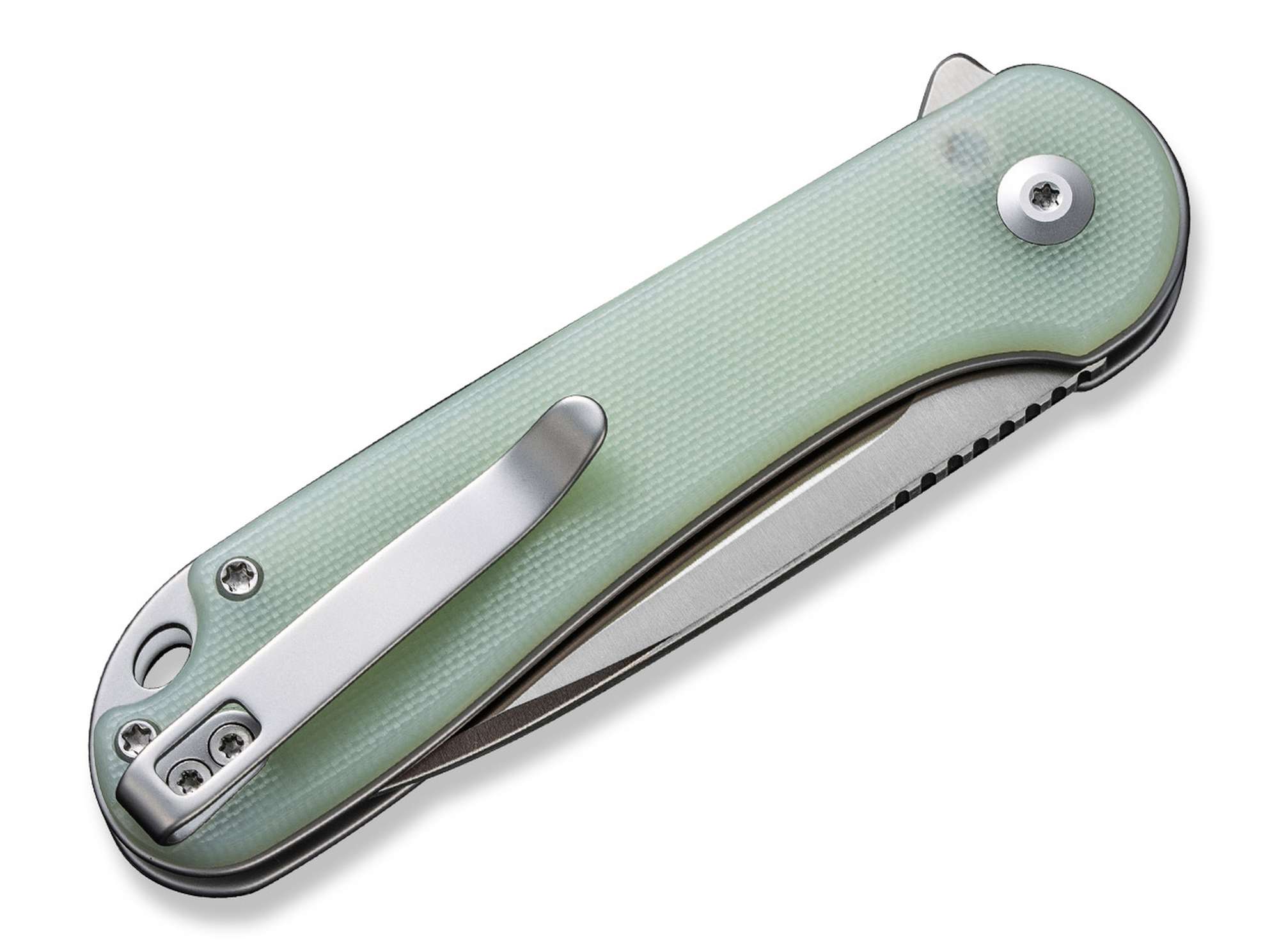 Briceag Button Lock Elementum II G10 Natural CIVIVI- Sistem Button Lock, Utilizare EDC