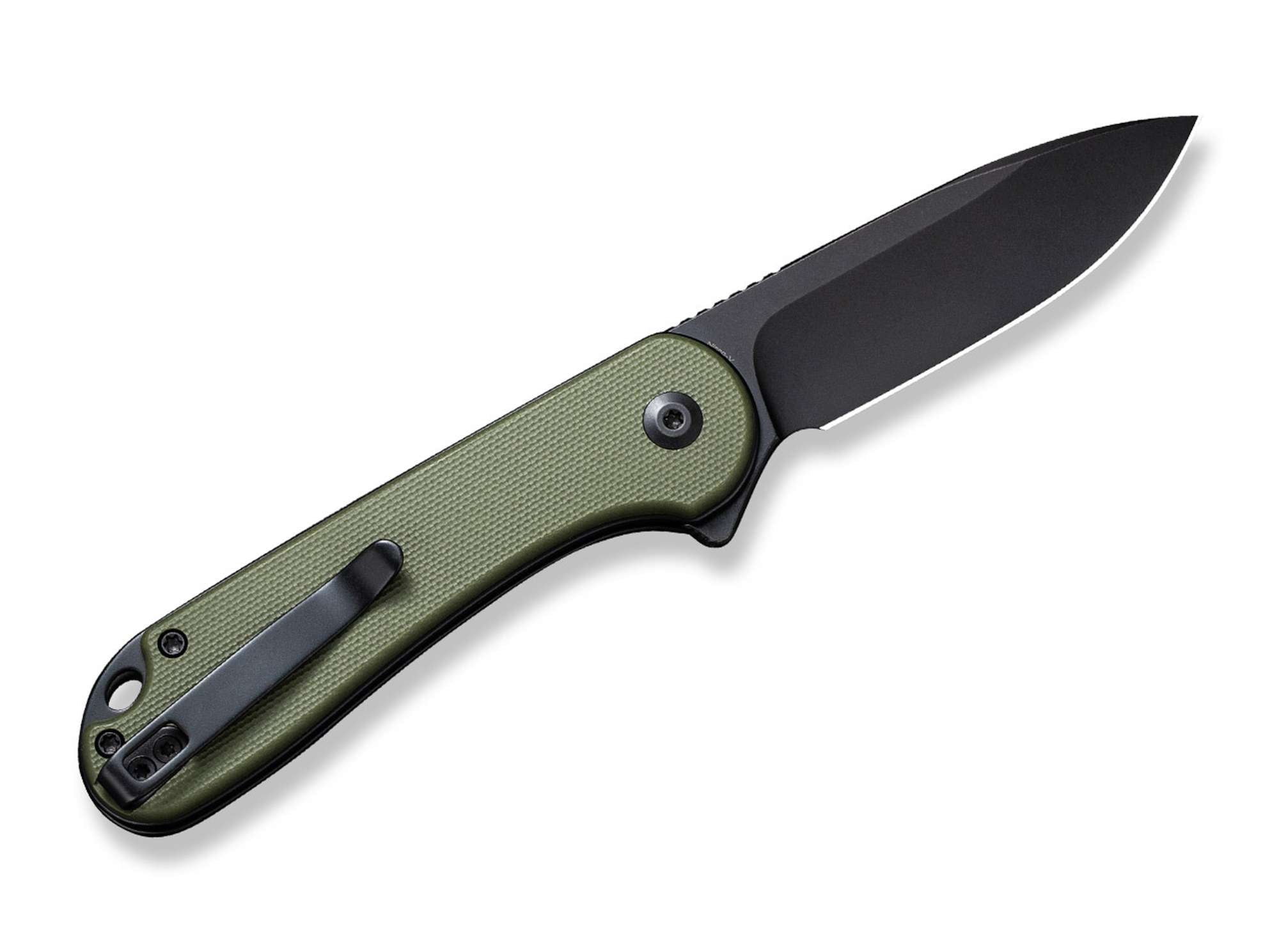 Briceag Button Lock Elementum II G10 OD Green CIVIVI- Lama Nitro-V, Utilizare EDC