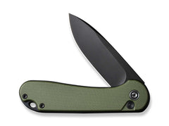 Briceag Button Lock Elementum II G10 OD Green CIVIVI- Lama Nitro-V, Utilizare EDC