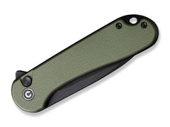 Briceag Button Lock Elementum II G10 OD Green CIVIVI- Lama Nitro-V, Utilizare EDC
