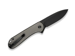 Briceag Button Lock Elementum II Nitro-V Aluminum Gray Black Stonewashed CIVIVI- Button Lock, Lama Nitro-V