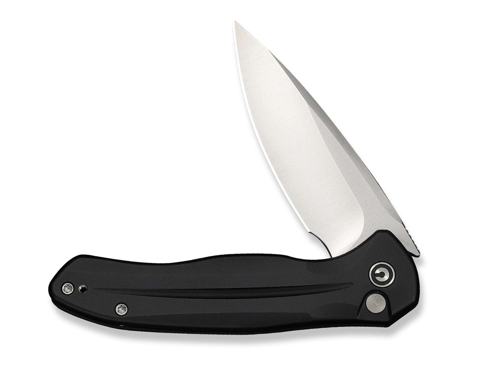 Briceag Button Lock Kitefin Black Aluminum CIVIVI- EDC, Robust