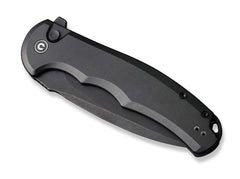 Briceag Button Lock Praxis Aluminum All Black CIVIVI- Flipper, Ergonomic