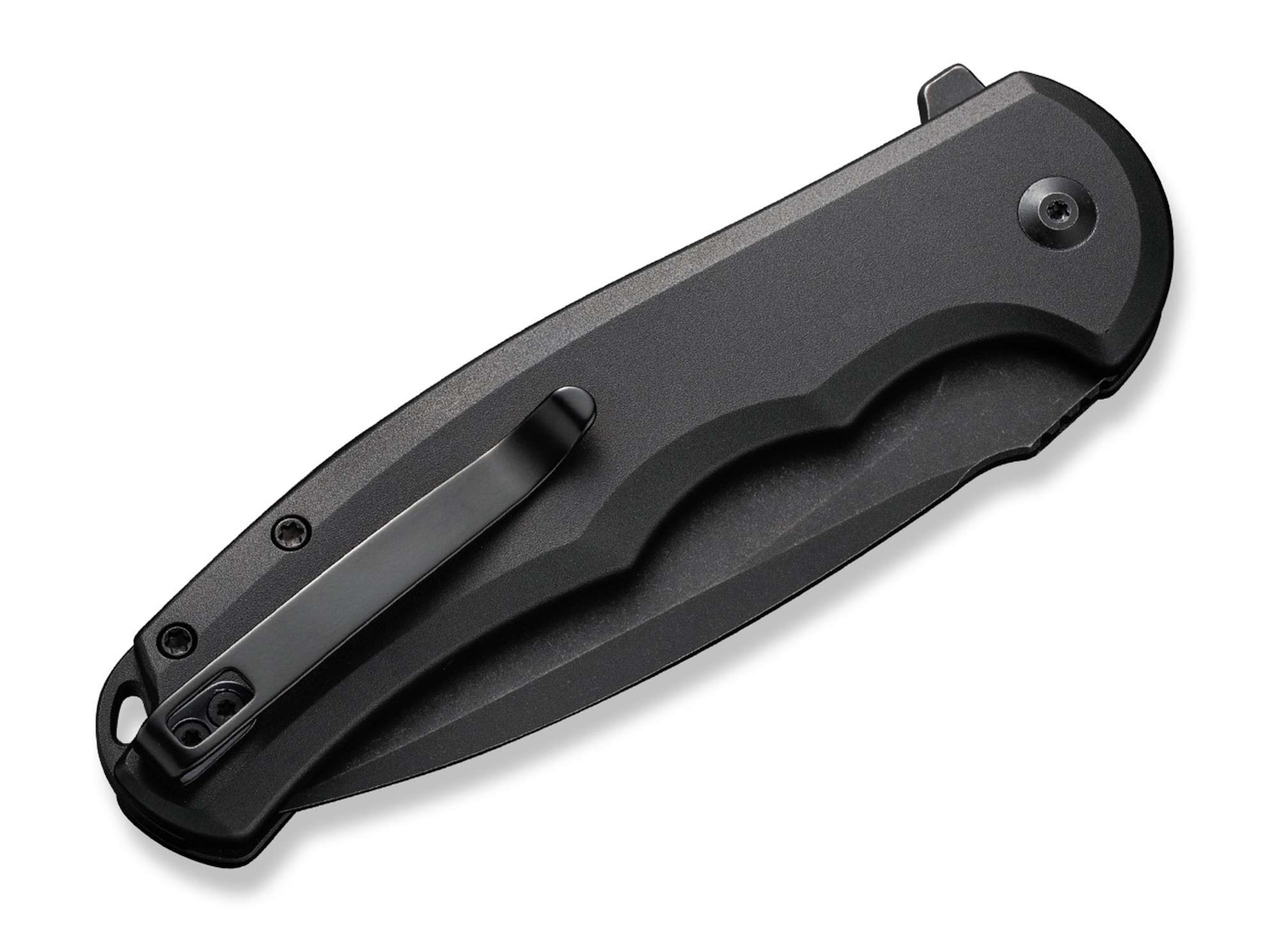 Briceag Button Lock Praxis Aluminum All Black CIVIVI- Flipper, Ergonomic